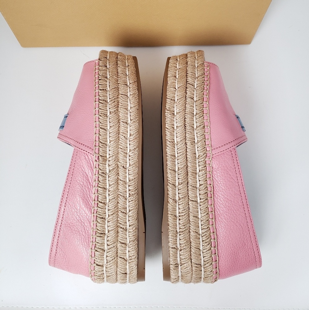 Brand New w/Tag Prada Pink Leather Peep Toe Shoes - Picture 3 of 8